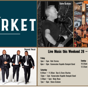 MUSIC @ THE MARKET –28TH SEPTEMBER – 30TH SEPTEMBER