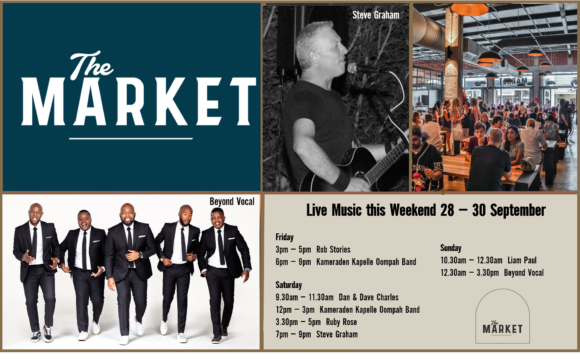 MUSIC @ THE MARKET –28TH SEPTEMBER – 30TH SEPTEMBER