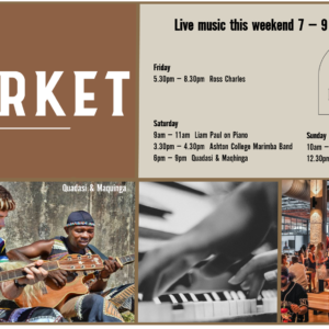 MUSIC @ THE MARKET –7TH SEPTEMBER – 9TH SEPTEMBER