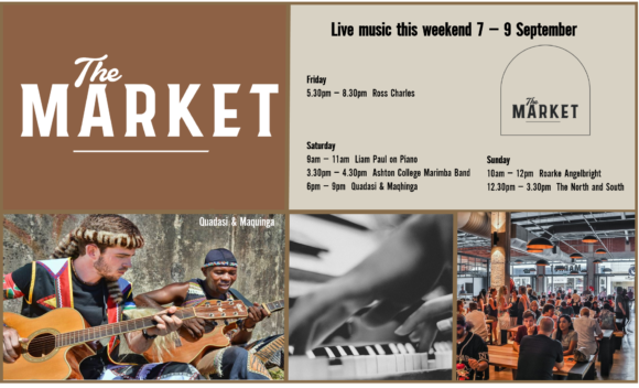 MUSIC @ THE MARKET –7TH SEPTEMBER – 9TH SEPTEMBER