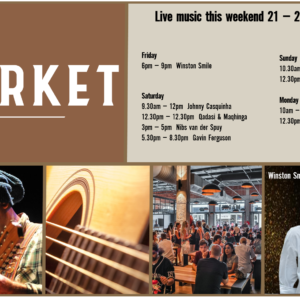 MUSIC @ THE MARKET –21ST SEPTEMBER – 24TH SEPTEMBER