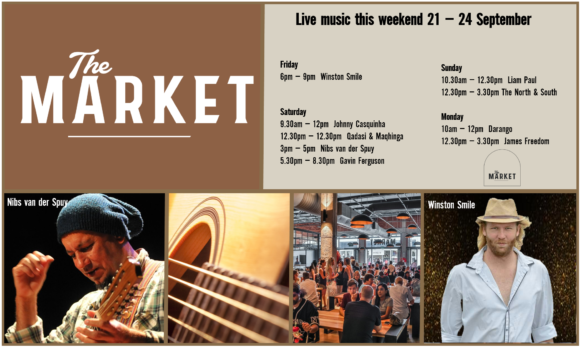 MUSIC @ THE MARKET –21ST SEPTEMBER – 24TH SEPTEMBER