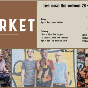 MUSIC @ THE MARKET –26TH OCTOBER – 28TH OCTOBER