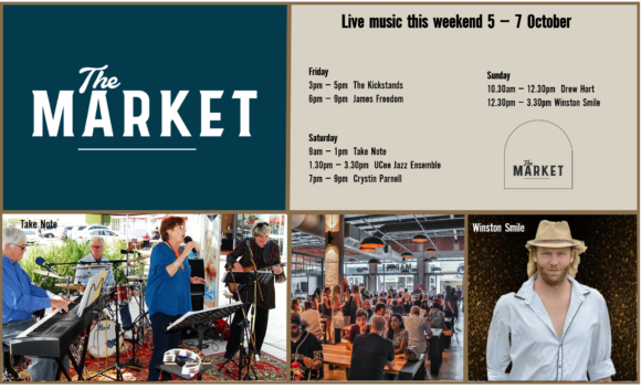 MUSIC @ THE MARKET –5TH OCTOBER – 7TH OCTOBER