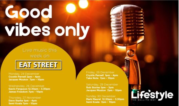 Good Vibes Only – 24th DECEMBER – 30th DECEMBER