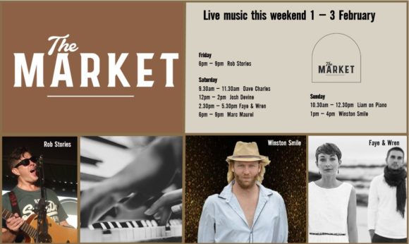 MUSIC @ THE MARKET – 1 FEBRUARY – 3 FEBRUARY