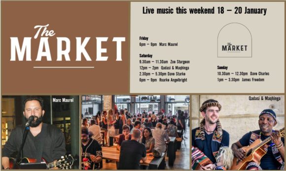 MUSIC @ THE MARKET – 18th JANUARY – 20th JANUARY