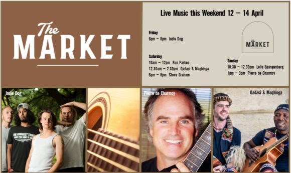 MUSIC @ THE MARKET – 12th APRIL – 14th APRIL