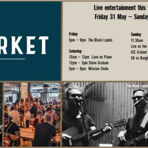 MUSIC @ THE MARKET – 31st MAY – 1st JUNE