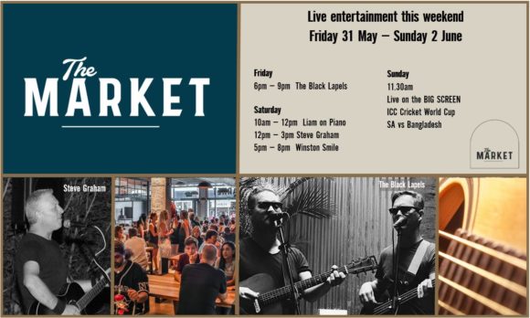 MUSIC @ THE MARKET – 31st MAY – 1st JUNE
