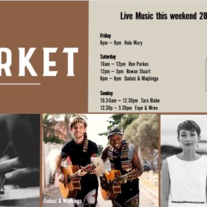 MUSIC @ THE MARKET – 28th JUNE – 30th JUNE