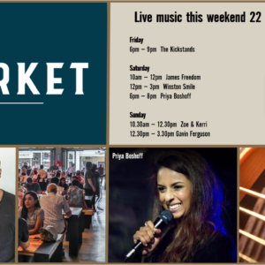 MUSIC @ THE MARKET – 22ND – 24TH NOVEMBER