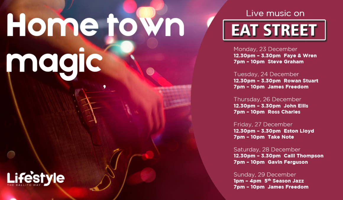 GOOD VIBES ONLY – 22RD – 27TH DECEMBER