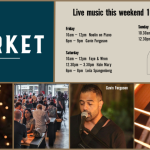 MUSIC @ THE MARKET – 10TH JANUARY – 12TH JANUARY