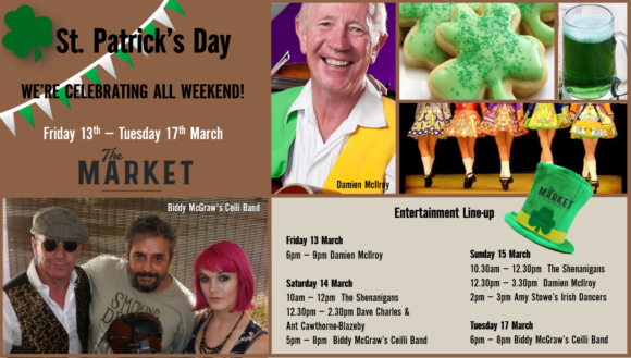 MUSIC @ THE MARKET – 13TH MARCH – 17TH MARCH