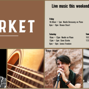 MUSIC @ THE MARKET – 21 – 23 August MUSIC @ THE MARKET – 21 – 23 August