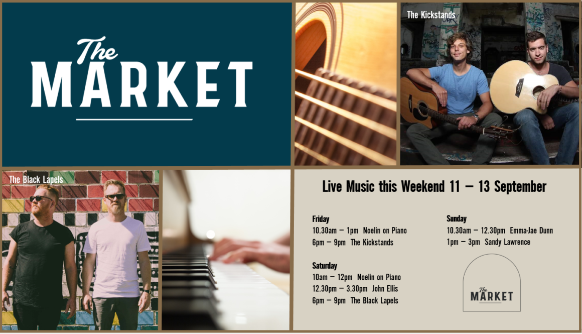 MUSIC @ THE MARKET – 11 – 13 SEPTEMBER