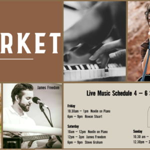 MUSIC @ THE MARKET – 4 – 6 September