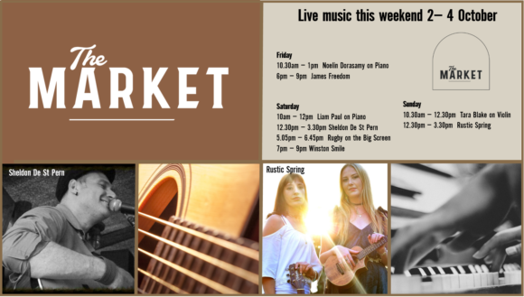 MUSIC @ THE MARKET – 2 – 4 October