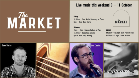 MUSIC @ THE MARKET – 9 – 11 OCTOBER