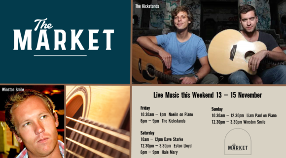 MUSIC @ THE MARKET – 13 NOVEMBER – 15 NOVEMBER