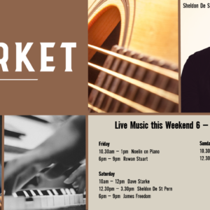 MUSIC @ THE MARKET – 6 NOVEMBER – 8 NOVEMBER