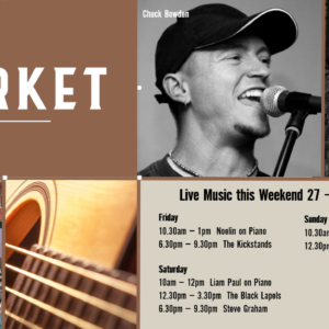 MUSIC @ THE MARKET – 27 NOVEMBER – 29 NOVEMBER