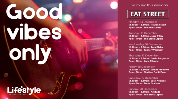 GOOD VIBES ONLY – 14 DECEMBER – 20 DECEMBER