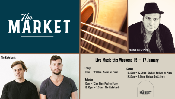MUSIC @ THE MARKET – 15 – 17 JANUARY
