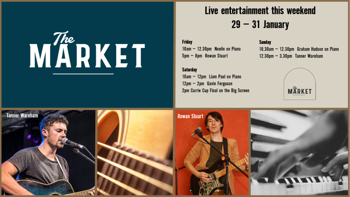 MUSIC @ THE MARKET – 29 – 31 JANUARY