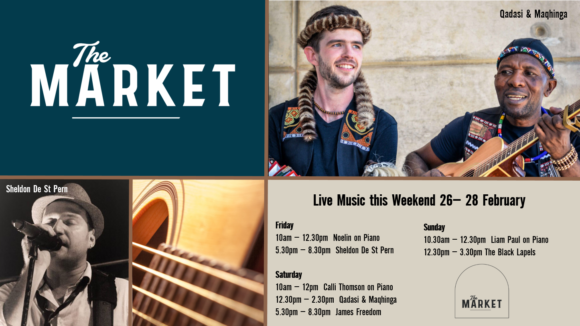 MUSIC @ THE MARKET – 26 – 28 FEBRUARY
