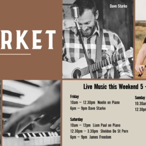 MUSIC @ THE MARKET – 5 – 7 February