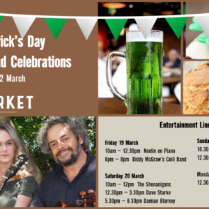 MUSIC @ THE MARKET – 19 – 22 MARCH