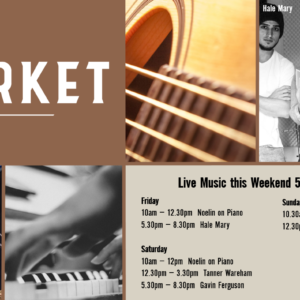 MUSIC @ THE MARKET – 5 – 7 March