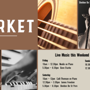 MUSIC @ THE MARKET – 7 – 9 MAY