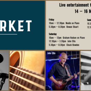 MUSIC @ THE MARKET – 14 – 16 MAY