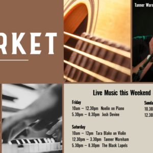 MUSIC @ THE MARKET – 4 – 6 JUNE MUSIC @ THE MARKET – 4 – 6 JUNE