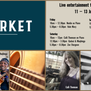 MUSIC @ THE MARKET – 11 – 13 JUNE MUSIC @ THE MARKET – 11 – 13 JUNE