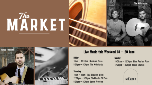 MUSIC @ THE MARKET – 18 – 20 JUNE