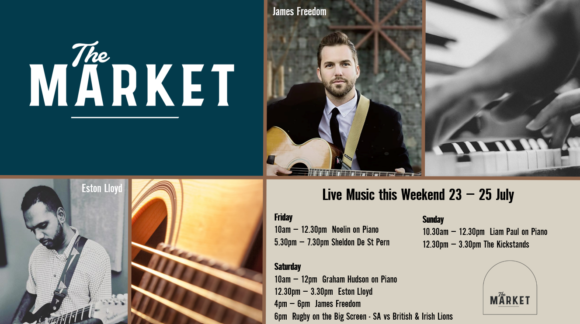 MUSIC @ THE MARKET – 23 – 25 JULY