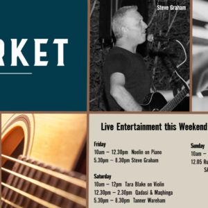 MUSIC @ THE MARKET – 10 – 12 SEPTEMBER MUSIC @ THE MARKET – 10 – 12 SEPTEMBER