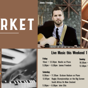 MUSIC @ THE MARKET – 1 – 3 October