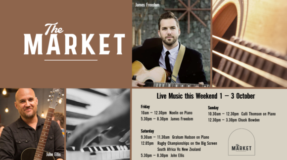 MUSIC @ THE MARKET – 1 – 3 October