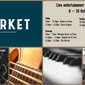 MUSIC @ THE MARKET – 8 – 10 OCTOBER