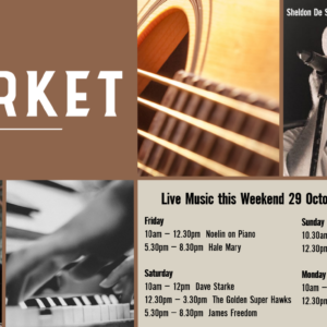 MUSIC @ THE MARKET – 29 OCTOBER – 1 NOVEMBER