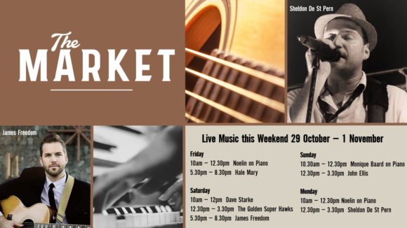 MUSIC @ THE MARKET – 29 OCTOBER – 1 NOVEMBER