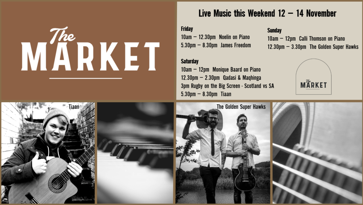 MUSIC @ THE MARKET – 12 – 14 NOVEMBER