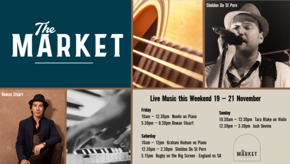 MUSIC @ THE MARKET – 19 – 21 NOVEMBER