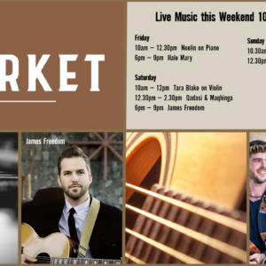 MUSIC @ THE MARKET – 10 – 12 DECEMBER