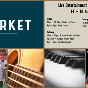 THE MARKET – 14 – 16 JANUARY